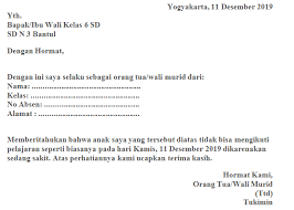 Contoh Surat Izin Tidak Masuk Sekolah Karena Sakit Singkat Fahmifebi