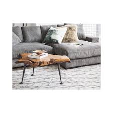 Coffee table with cast iron legs. Natural Teak Coffee Table With Cast Iron Legs