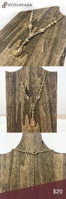 Avon Sh Vintage Gold Toned Necklace Gold Tone Necklace Womens Jewelry Necklace Gold Tones