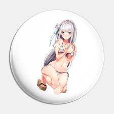 Emilia re zero - Emilia Re Zero - Pin | TeePublic