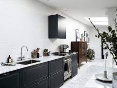 Modern kitchens without upper cabinets by treo. Kitchen Without Upper Cabinets Viskas Apie Interjera