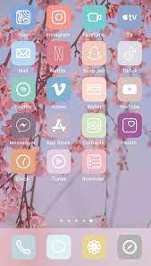 Cute 36 Iphone Ios 14 App Pack Pastel Aesthetic Icon Pack Etsy App Icon Iphone Wallpaper App Wallpaper App