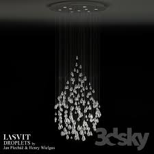 3d Models Ceiling Light Lasvit Droplets Pendant 3d Light Ceiling Lights Light