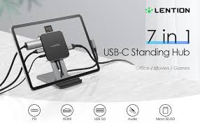 Lention Usb C Standing Dock For 2018 2020 Ipad Pro Lention