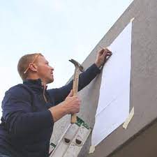 Stucco is a popular siding option for many reasons: How To Stucco Mount Signs Woodland Articles