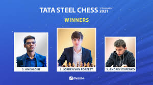 Wijk aan zee, the netherlands. Tata Steel Chess January 31 2021 Round13 Final Sakk