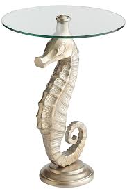 Seahorse Accent Table Accent Table Beach House Decor Seahorse