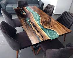 Handcrafted Live Edge Table Etsy In 2020 Epoxy Wood Table Resin Table Wood Resin Table