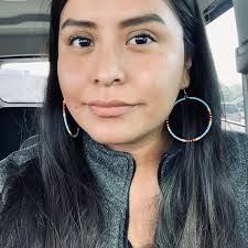 Native American Beaded Hoop Earrings, Seed Bead Earrings, Southwestern  Style