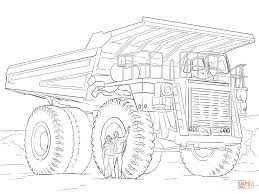 A heavy truck for construction. Dump Trucks Coloring Pages Coloring Home
