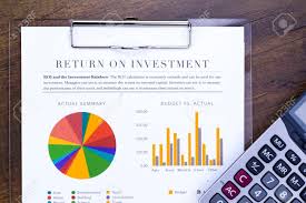 Return On Investment Analysis Document With Rainbow Pie Chart