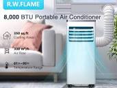 Amazon.com: R.W.FLAME Portable Air Conditioner,8000 BTU Powerful ...