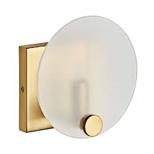 Candle wall sconce gold brass toilet. Motini 1 Light Gold Wall Sconce In Brushed Brass With Round Frosted White Glass Candle Wall Lighting Modern Single Vanity Light For Bathroom Bedroom 7 X7 X4 Buy Online In Antigua And Barbuda At Antigua Desertcart Com