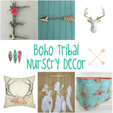 This lamp features the delightful image of a mother deer with her baby deer, providing a sense of comfort. Boho Tribal Nursery Decor