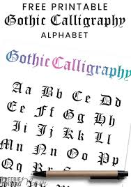 · alphabet calligraphy free practice sheets. Learn To Write In Gothic Calligraphy Alphabet Download For Free