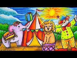 Check spelling or type a new query. Cara Menggambar Dan Mewarnai Tema Sirkus Circus Yang Bagus Dan Mudah Buat Pemula Youtube Warna Gajah Gambar