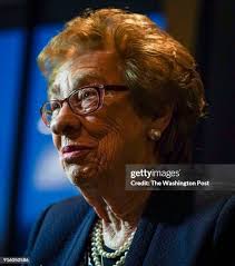 Eva Schloss, the step sister of Anne Frank and an elderly Holocaust... News  Photo