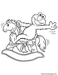 Horses, such regal beasts can win the heart of any showman, animal lover or anyone with a general respect for nature. Elmo Riding Rocking Horse Coloring Page Coloring Pages Printable