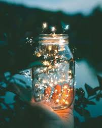 At Light To See All The Surrounding Mason Jar Fairy Lights Lit Wallpaper Fairy Light Photography