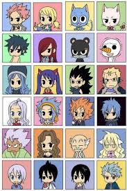 Characters Of Fairy Tail Chibi Style Fairy Tail Anime Fairy Tail Fairy Tail Characters