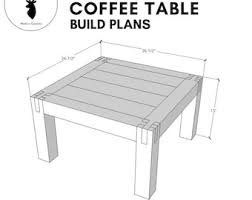 The base frame of the diy farmhouse coffee table. Woodworking Plans By Diymontreal On Etsy