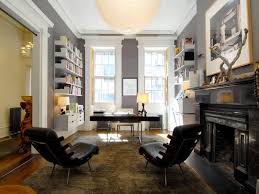 celebrity houses and real estate brownstone interiors masculine home offices home study design
