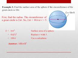 This means that we must determine the value of radius in order to determine the volume of the sphere. Section 12 6 Surface Areas And Volumes Of Spheres Ppt Download