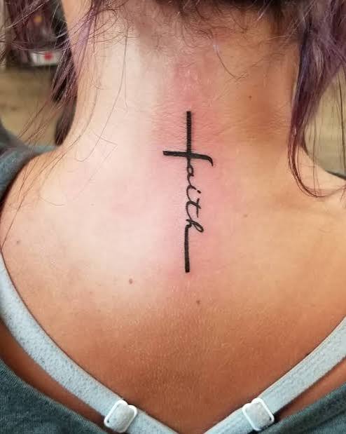 Back of Neck Tattoo Ideas and Designs