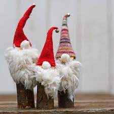 Recycled Norwegian Christmas Gnomes Norwegian Christmas Christmas Crafts Holiday Crafts