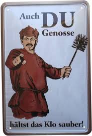 Auch hierbei lässt sich deutlich erkennen, dass in hitzigen, komplizierten. Blechschild 20x30 Auch Du Genosse Halst Das Klo Sauber Toilette Wc Burste Klage Ebay