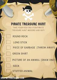 I don't know about your kids, but my kids get bored after a couple of weeks of summer break. Pirate Treasure Hunt For Kids Free Printables