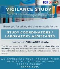 Check spelling or type a new query. 13 Job Vacancy In Icr Crc Network Ideas In 2021 Job Research Assistant Clinical Research