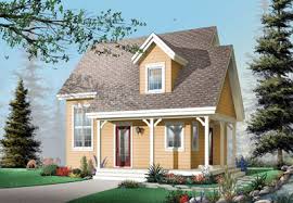 Small cottage house plans with porches small in size, large in comfort, affordable these small cottage house plans (all with fabulous porches) offer you a wide variety of styles and floor plans. Cottage House Plan 2 Bedrooms 2 Bath 1200 Sq Ft Plan 5 664