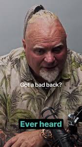 “Ever heard anyone say, ‘I’ve got a bad back”