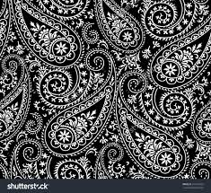 Black And White Paisley Pattern Vector Seamless Paisley Background Elegant Hand Drawn Pattern Stock Vector Illustration 311033753 Shutterstock Paisley Background Paisley Art Paisley