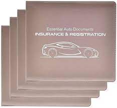300 bellevue, wa 98005 (ca#: Autostyle Car Insurance And Registration Card Holder Premium Wallet For Important Automobile Documents Brown 4 Pack Amazon Ae Automotive