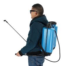 20l Backpack Pressure Water Sprayer Blue Garden Pump Chemical Spray Nozzle Weeds Killer