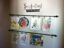 Pin By Melanie Longacre On Decor Art Display Kids Displaying Kids Artwork Displaying Childrens Artwork