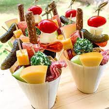 Noble Graze On Instagram Single Serve Options Are Still Going Strong Cones Cups Jarcute Recipes Appetizers And Snacks Party Food Platters Appetizer Snacks