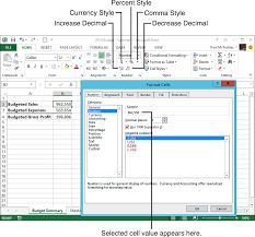 Formatting Numbers Dates And Times Building Basic Formulas In Excel 2013 Informit