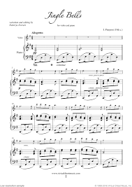 Free Advanced Jingle Bells Sheet Music For Violin And Piano Pdf Jingle Bells Sheet Music Sheet Music Piano