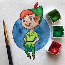 Peter Pan Disney Drawings Tinkerbell Drawing Drawings