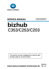 28/14 ppm in black & white and colour. Konica Minolta Bizhub C253 Series Manuals Manualslib