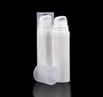 Pure 30 ML White PP Airless Bottle with Frosted Cap