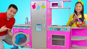 Buy the best and latest toys kitchen set on banggood.com offer the quality toys kitchen set on sale with worldwide free shipping. Wendy Pretend Play With Customizable Kitchen Washer Toy Playset Youtube