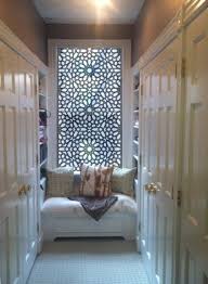 Decorative Screen Window And A Moroccan Style Window Seat Home Decor Interior