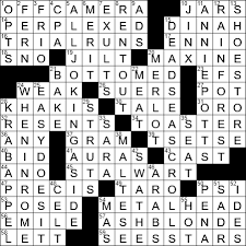 La time crossword is one of most popular crosswords in usa. La Times Crossword 27 Mar 21 Saturday Laxcrossword Com