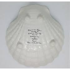 Crown Devon Shell Shaped Floral Design Soap Dish Fortnum & Mason