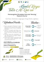 We did not find results for: Lomba Karya Tulis Al Qur An Lkta 2017 Di Its Info Lomba 2021 Terbaru