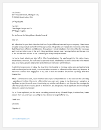 Give a reason as to why you need a leave (travelling, organizing etc). Excuse Letter Of Absence Due To Attending Funeral Word Excel Templates